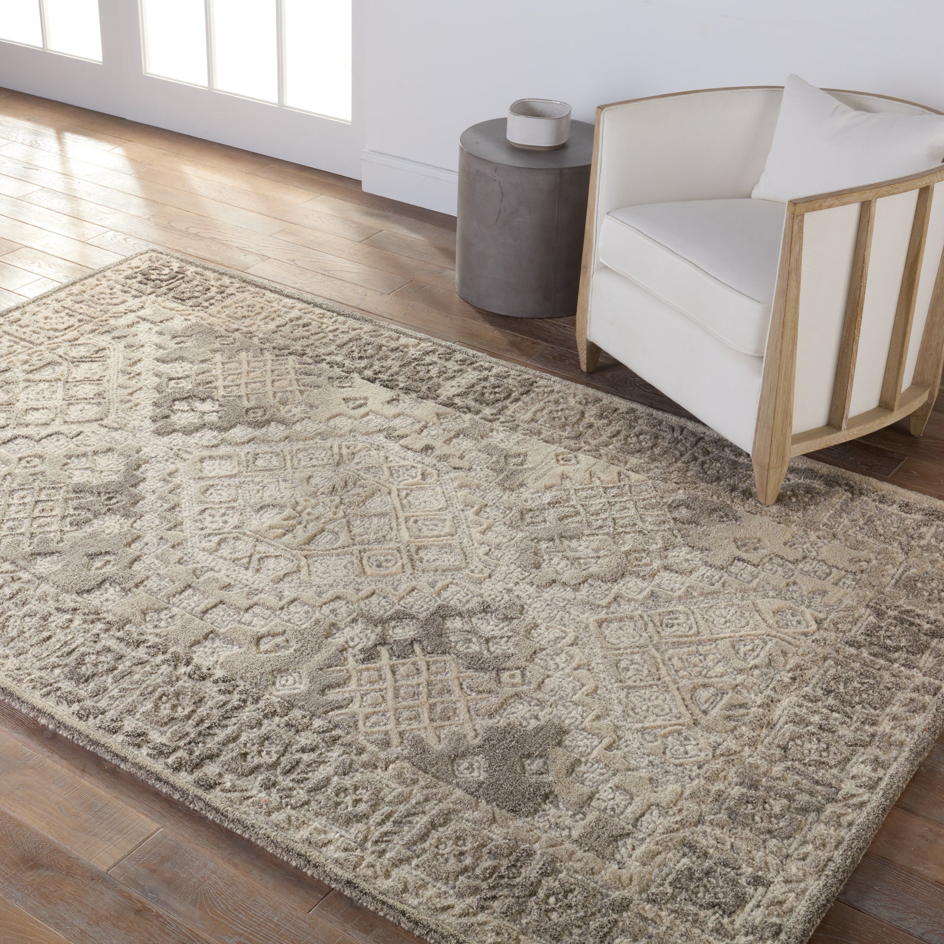 Jaipur Farryn Nesso Far02 Gray Area Rug