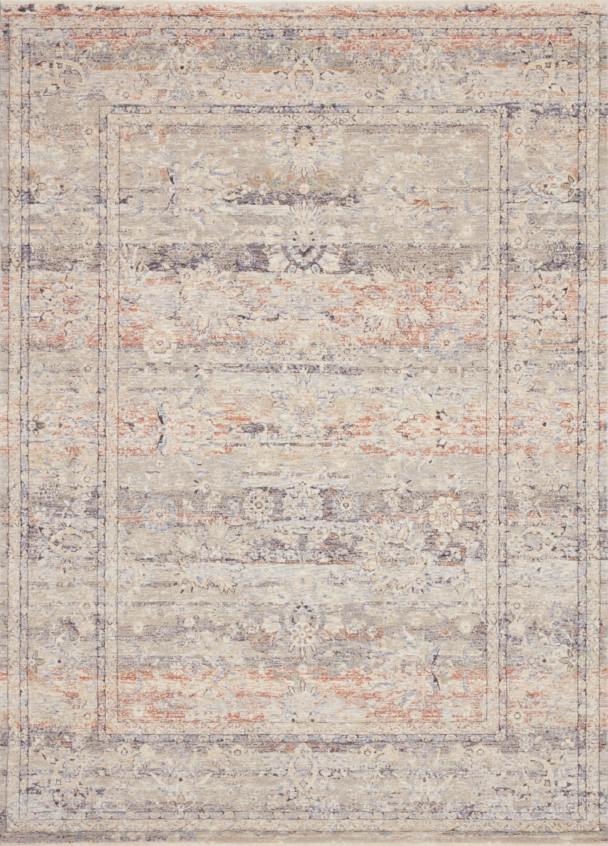 Loloi Faye Fay-09 Denim/Rust Area Rug