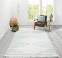 Momeni Ferris Frr-1 Aqua Area Rug