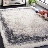 Safavieh Fontana Shag Fnt829A Ivory/Grey Area Rug