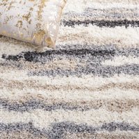 Safavieh Fontana Shag Fnt833A Ivory/Grey Area Rug