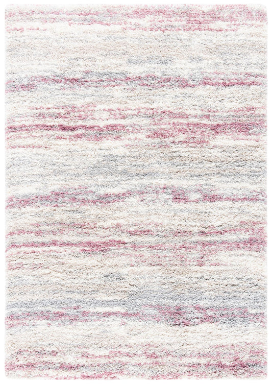 Safavieh Fontana Shag Fnt842B Ivory/Pink Area Rug