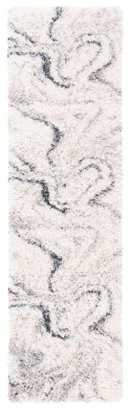 Safavieh Fontana Shag Fnt848A Ivory/Grey Area Rug