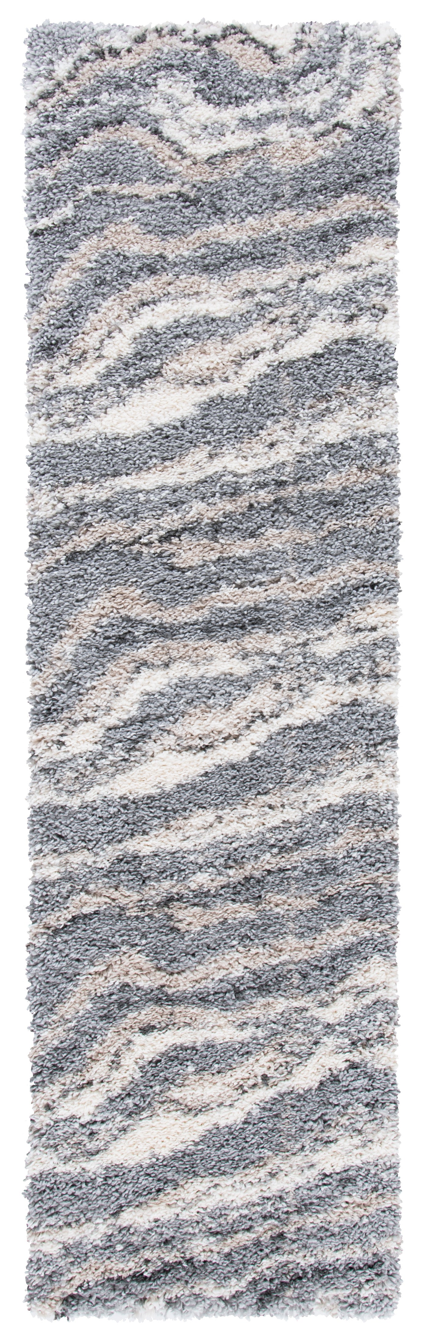 Safavieh Fontana Shag Fnt865F Grey/Ivory Area Rug