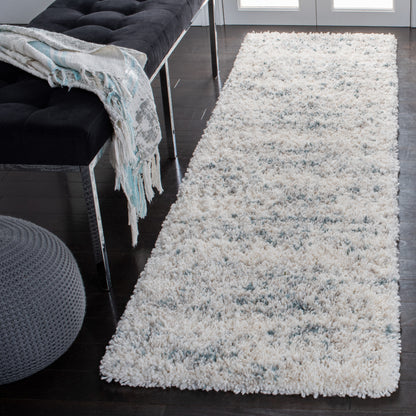 Safavieh Fontana Shag Fnt873A Ivory/Teal Area Rug