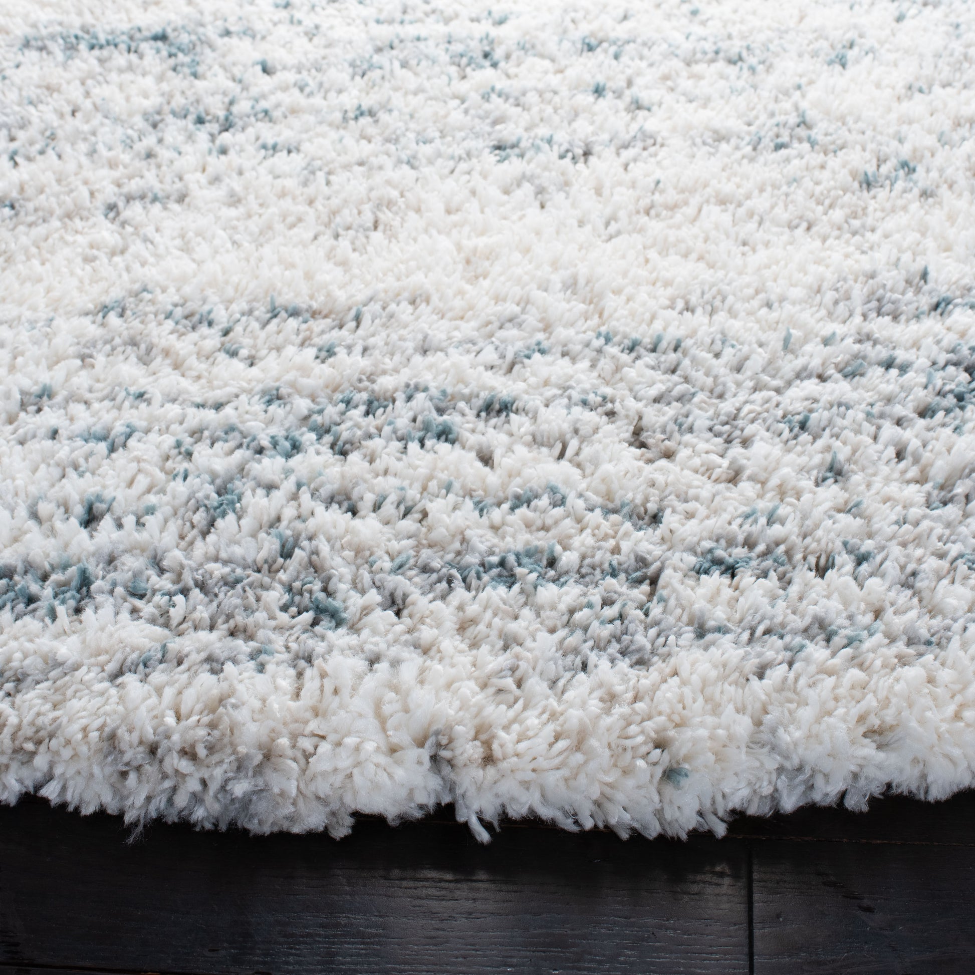 Safavieh Fontana Shag Fnt873A Ivory/Teal Area Rug