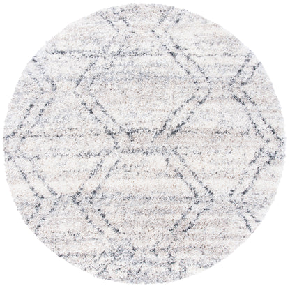 Safavieh Fontana Shag Fnt881A Ivory/Grey Area Rug