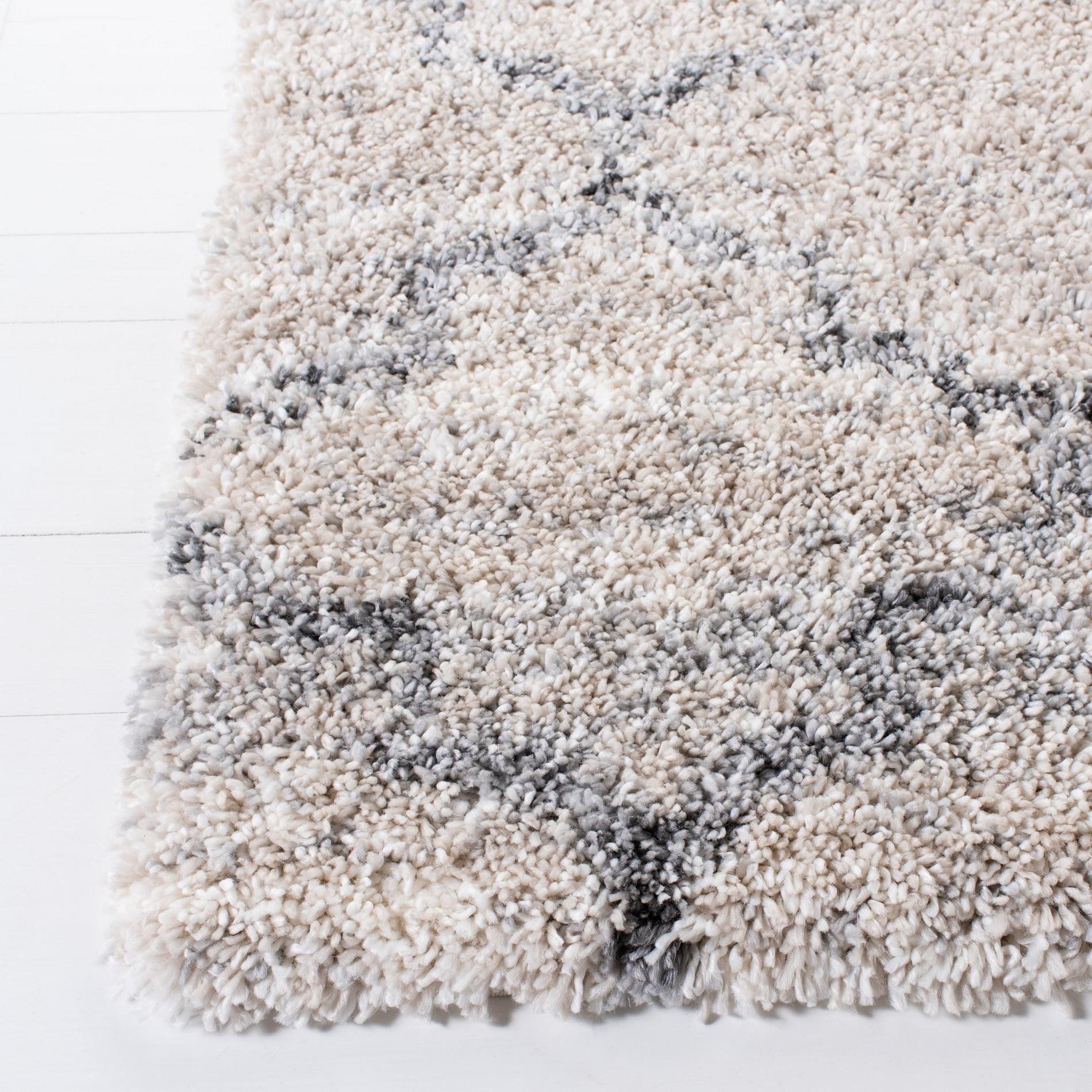 Safavieh Fontana Shag Fnt888F Grey/Ivory Area Rug