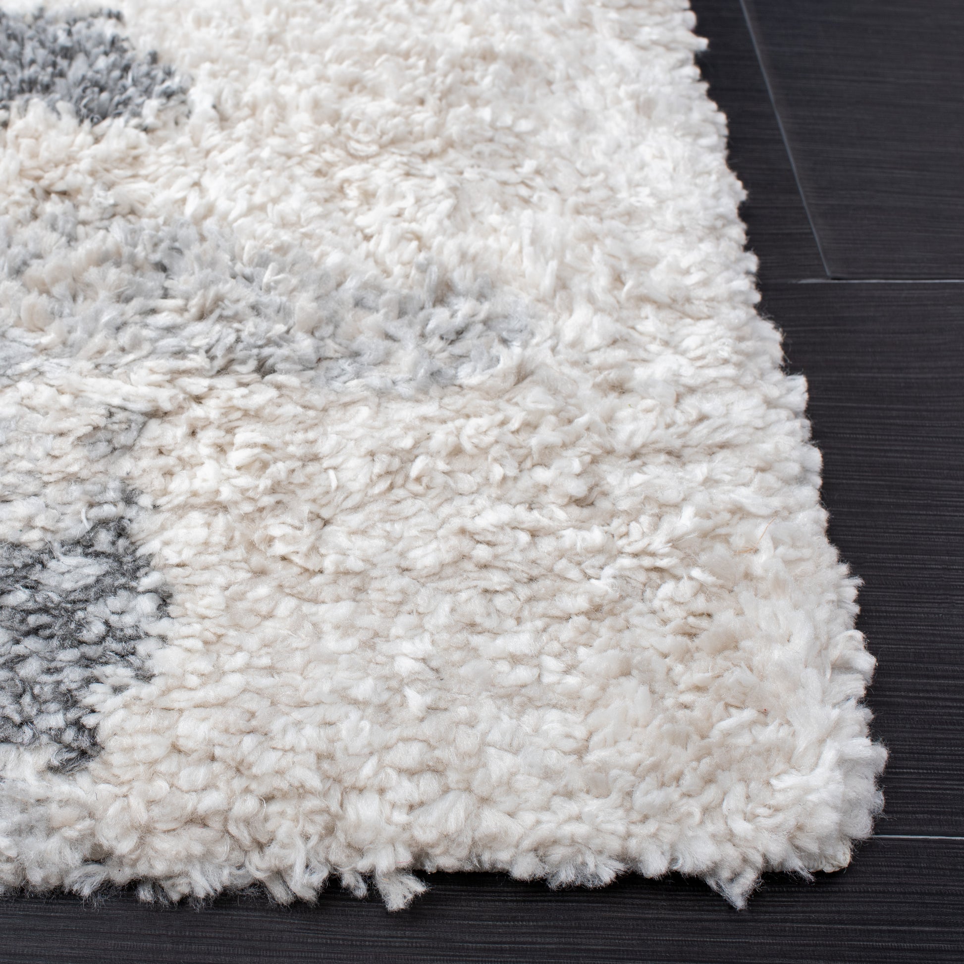 Safavieh Fontana Shag Fnt890F Grey/Ivory Area Rug