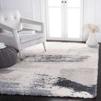 Safavieh Fontana Shag Fnt892A Ivory/Grey Area Rug