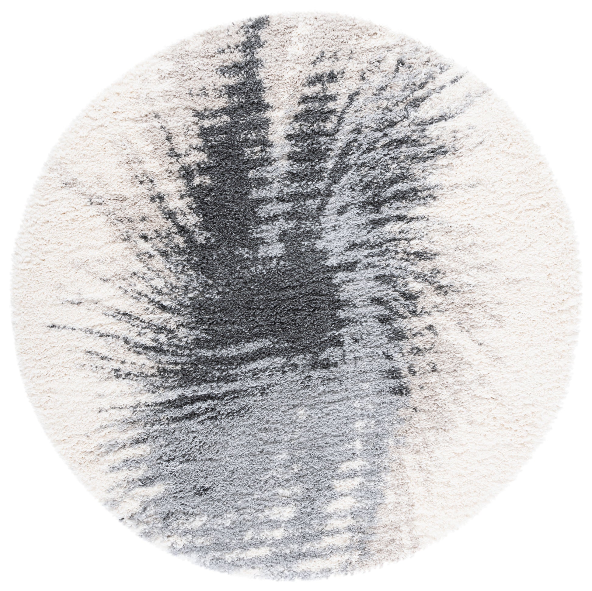 Safavieh Fontana Shag Fnt894F Grey/Ivory Area Rug