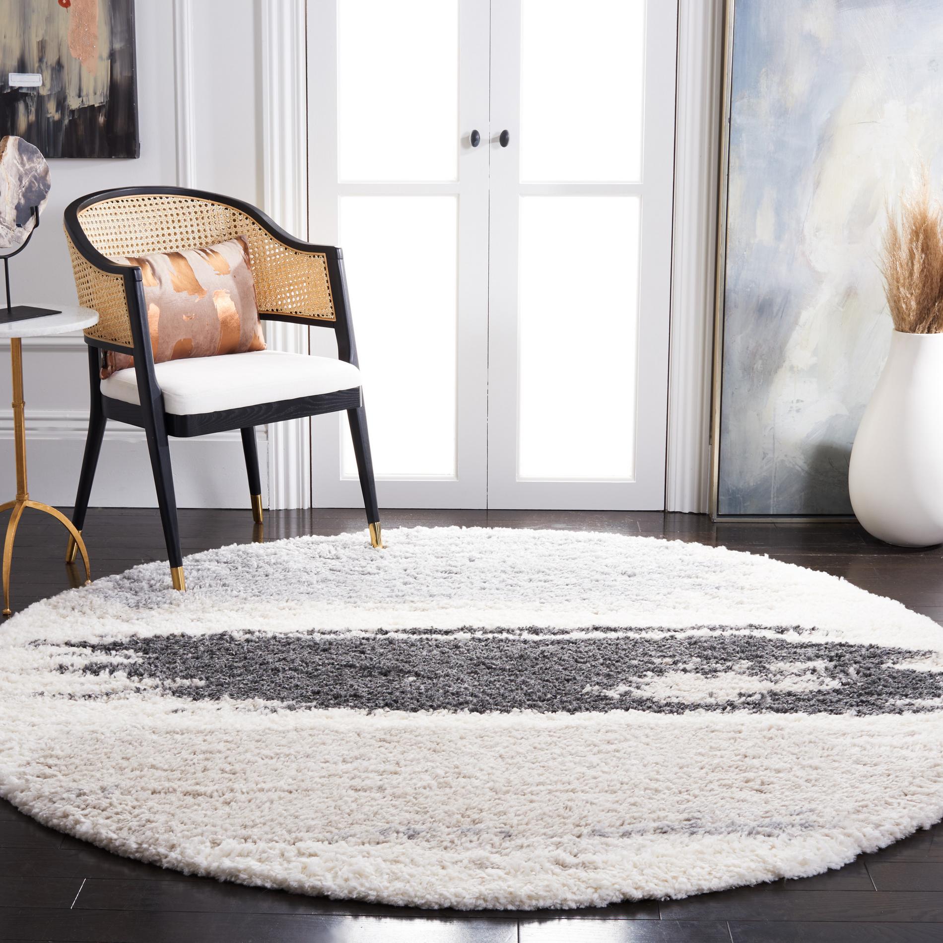 Safavieh Fontana Shag Fnt898F Grey/Ivory Area Rug