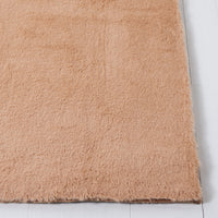 Safavieh Faux Rabbit Fur Frf500B Beige Area Rug