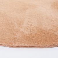 Safavieh Faux Rabbit Fur Frf500B Beige Area Rug