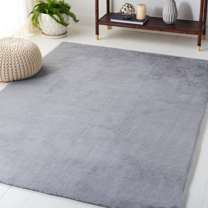 Safavieh Faux Rabbit Fur Frf500F Light Grey Area Rug