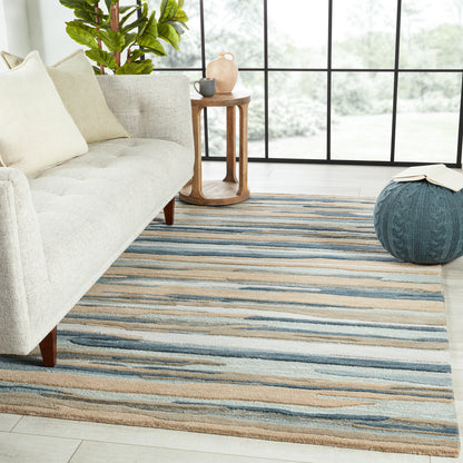 Jaipur Fragment Rhine Frg05 Blue Area Rug