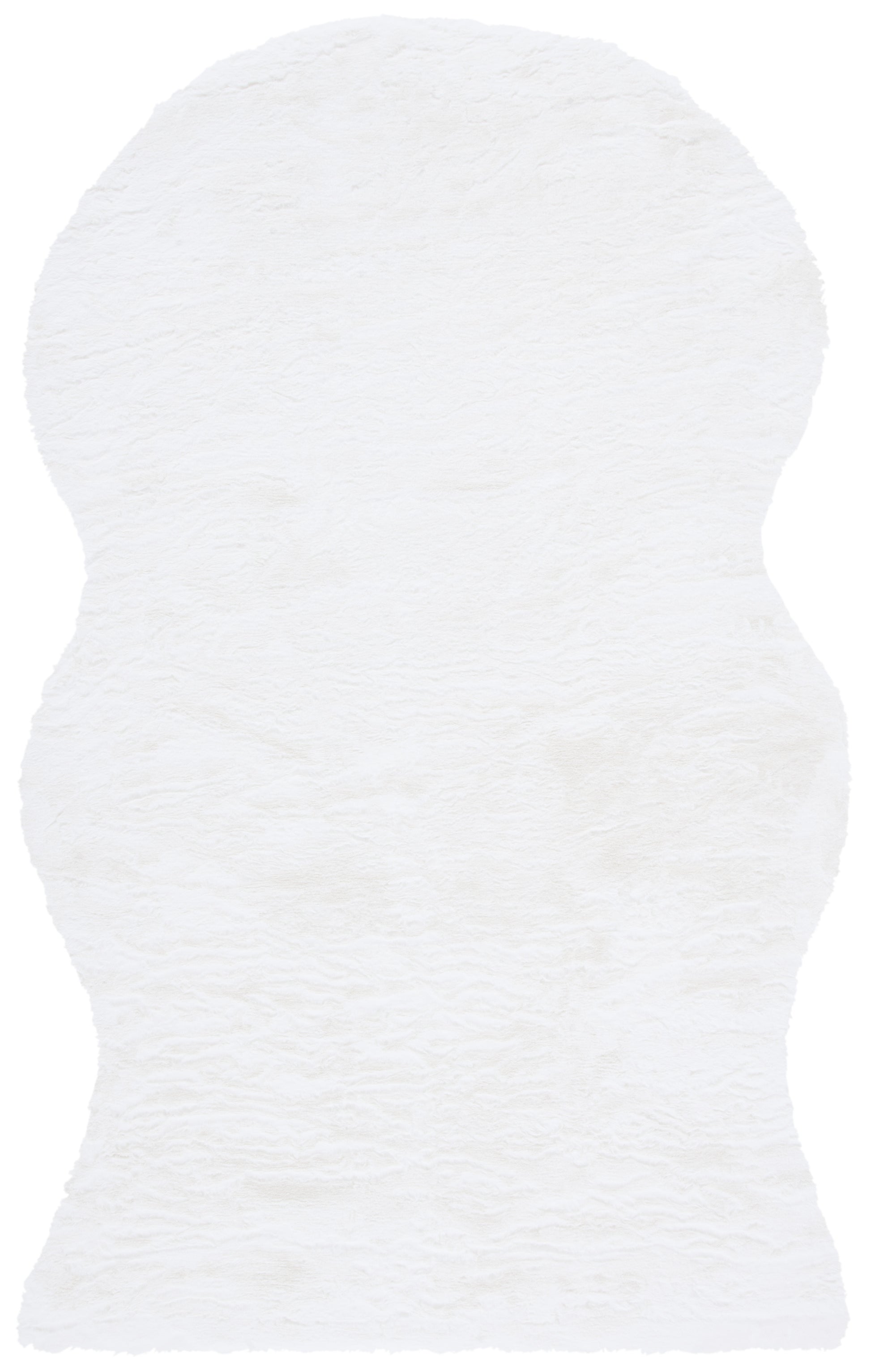 Safavieh Faux Sheep Skin Fss515A Ivory Area Rug