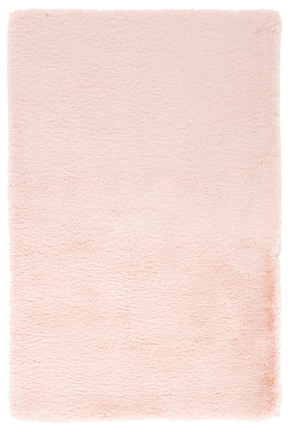 Safavieh Faux Sheep Skin Fss535U Light Pink Area Rug