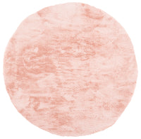 Safavieh Faux Sheep Skin Fss535U Light Pink Area Rug