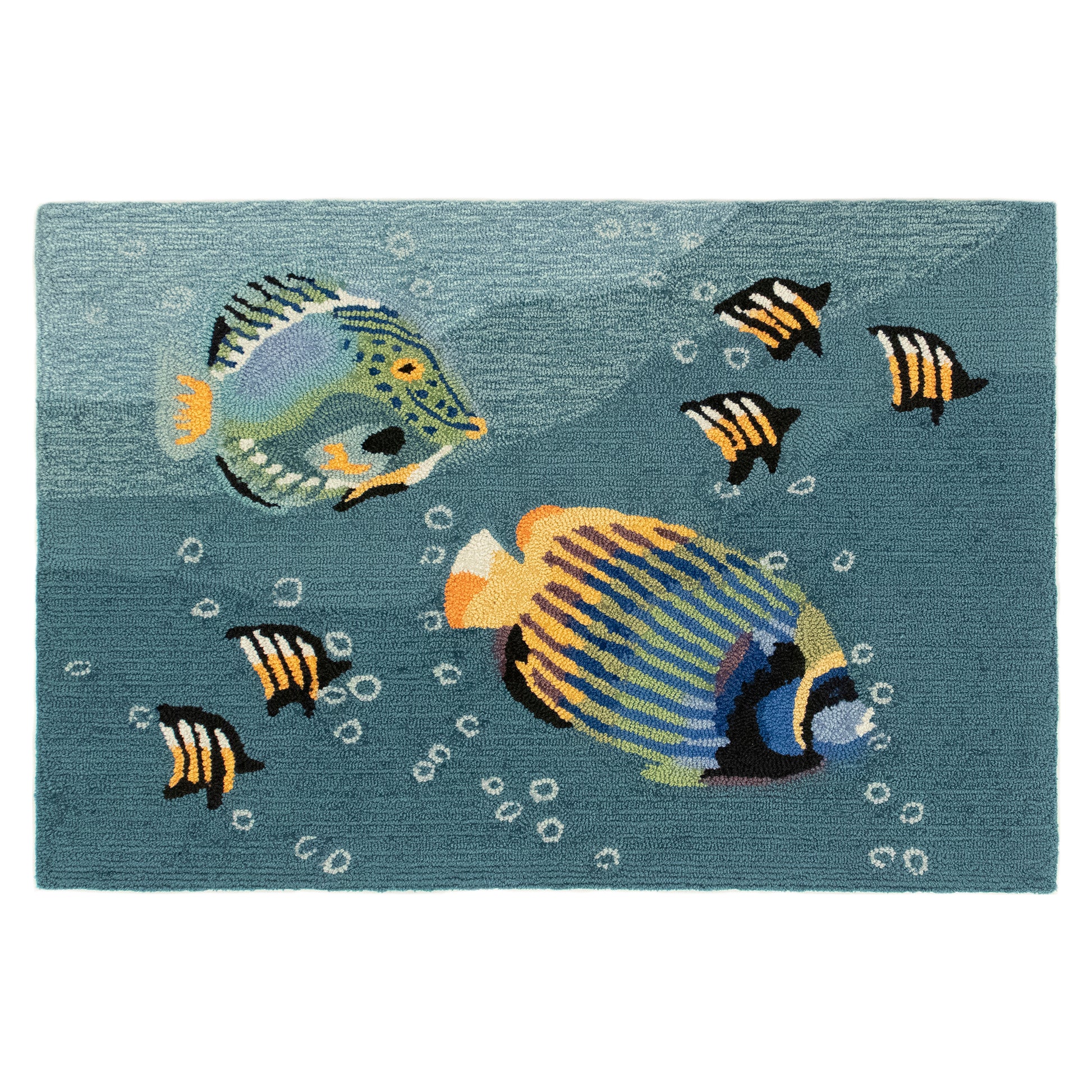 Liora Manne Frontporch Aquarium 4530/04 Blue Area Rug