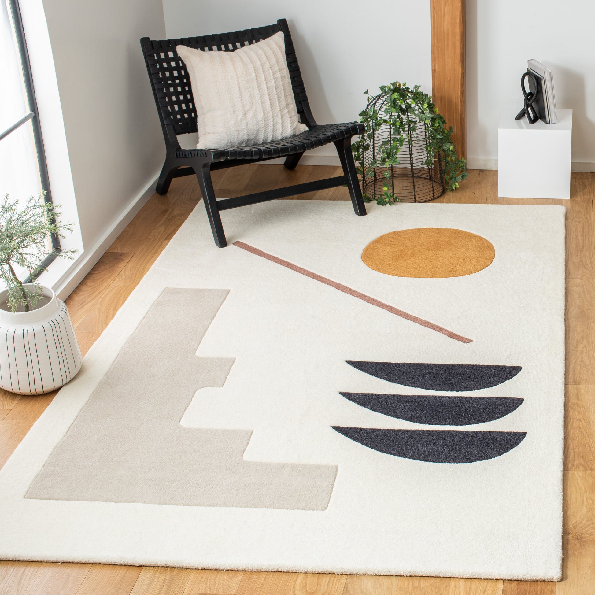 Safavieh Fifth Avenue Ftv115A Ivory/Brown Area Rug