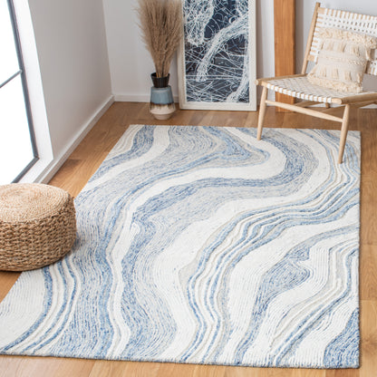 Safavieh Fifth Avenue Ftv121M Blue/Ivory Area Rug