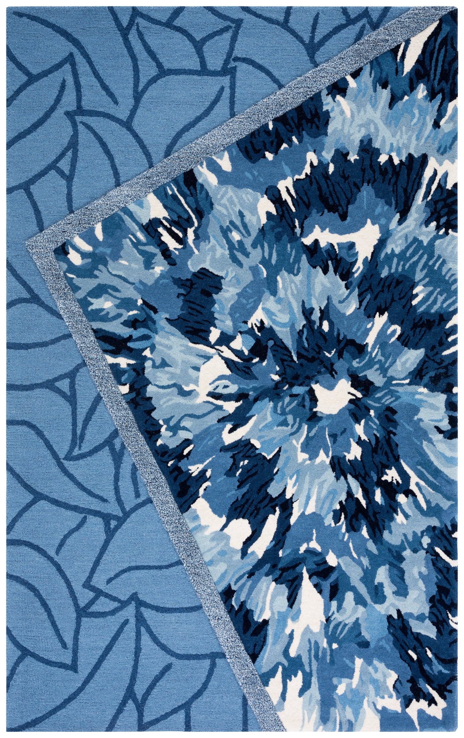 Safavieh Fifth Avenue Ftv127M Blue/Ivory Area Rug