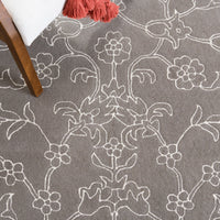 Safavieh Fifth Avenue Ftv135H Dark Grey/Ivory Area Rug