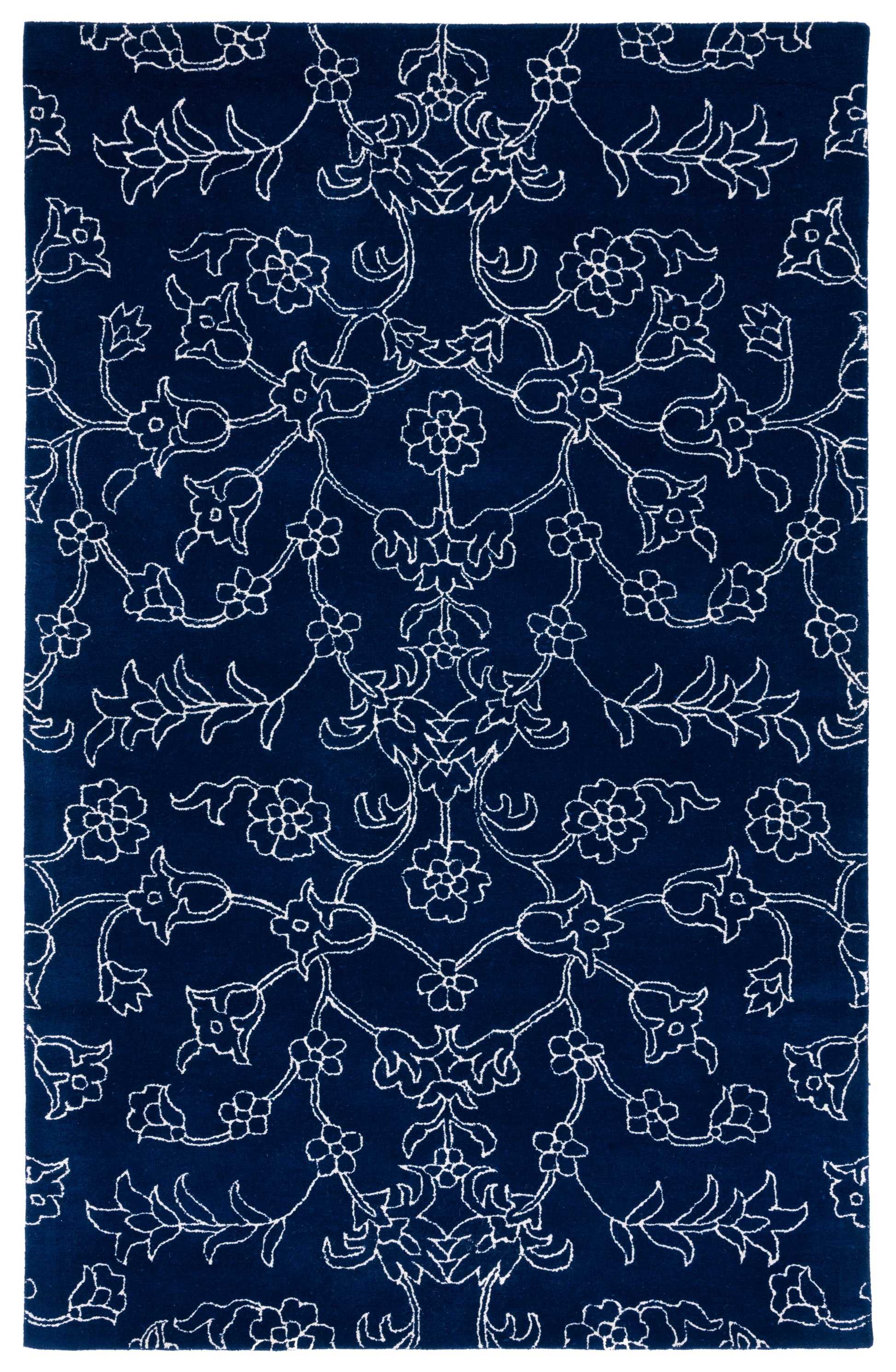 Safavieh Fifth Avenue Ftv135N Navy/Ivory Area Rug