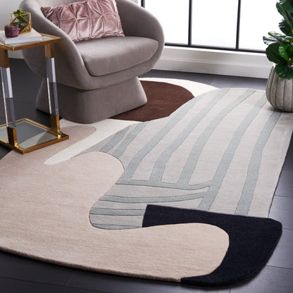 Safavieh Fifth Avenue Ftv145T Ivory/Brown Area Rug