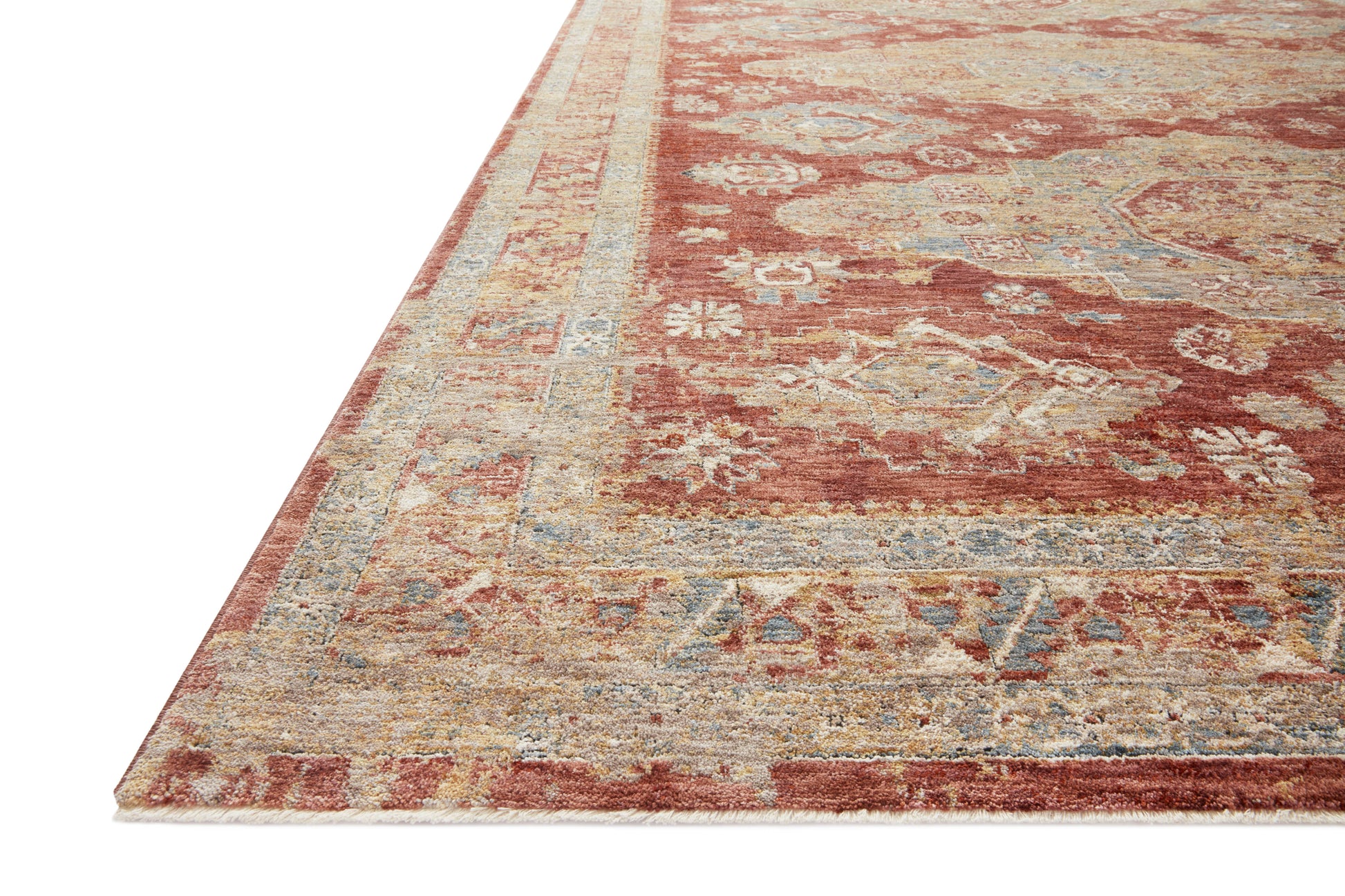 Loloi Gaia Gaa-02 Gold/Brick Area Rug