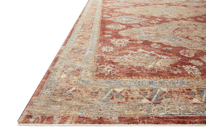 Loloi Gaia Gaa-02 Gold/Brick Area Rug