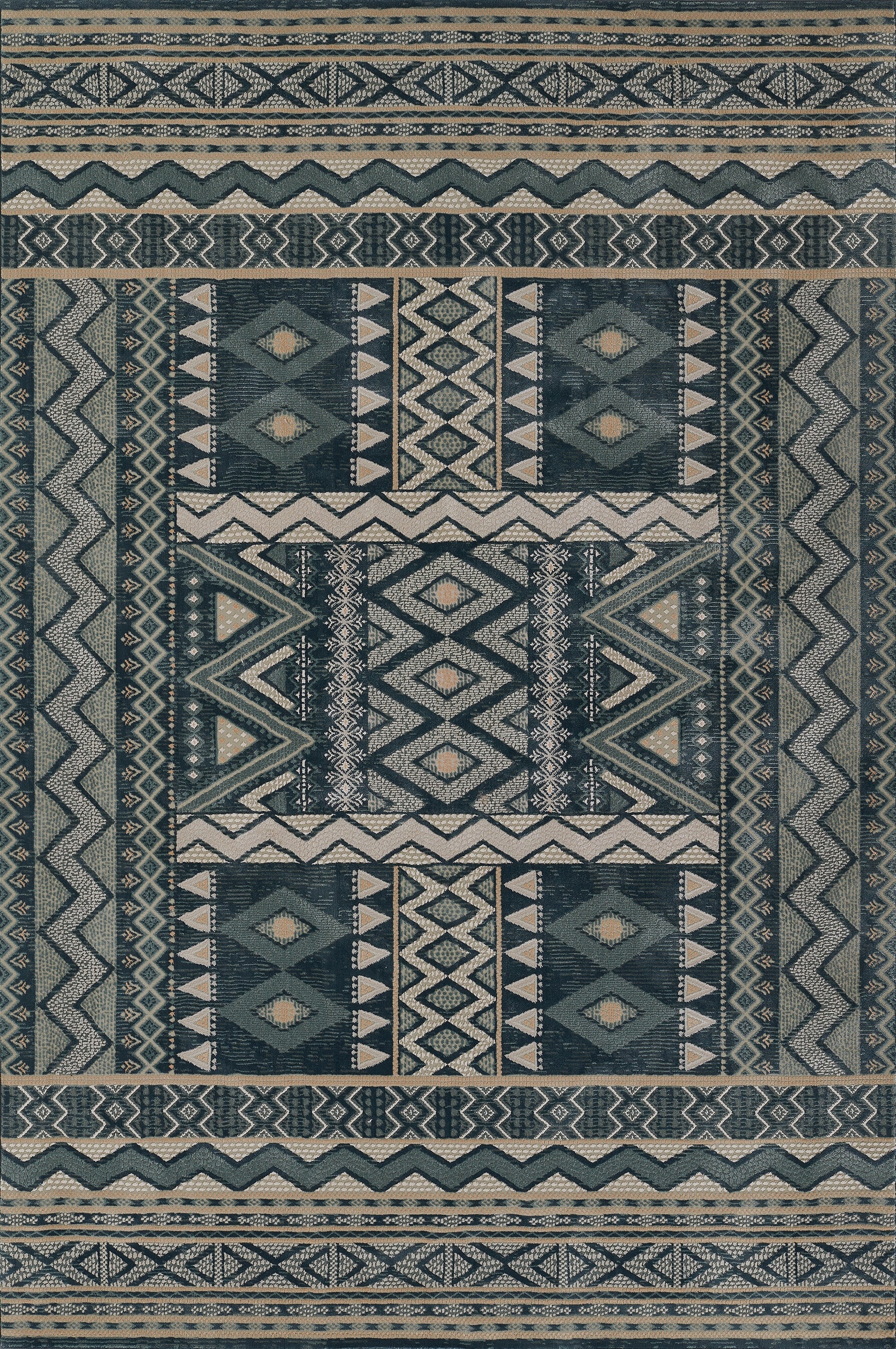 Momeni Genevieve Gnv-9 Blue Area Rug