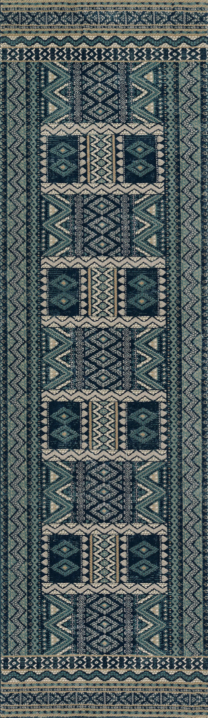 Momeni Genevieve Gnv-9 Blue Area Rug