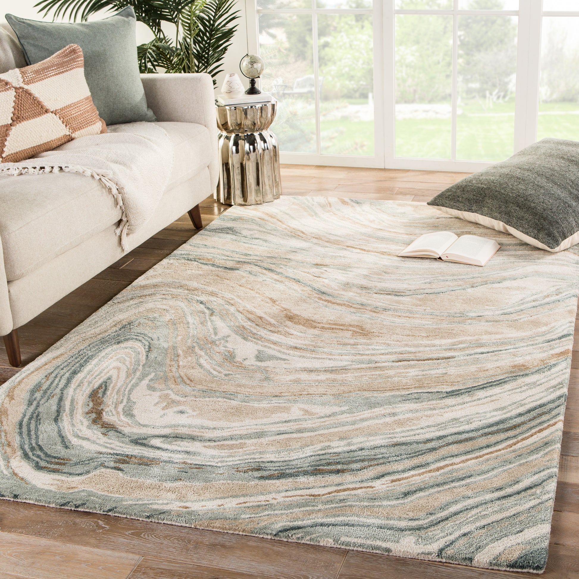 Jaipur Genesis Atha Ges33 Tan/Gray Area Rug