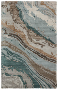 Jaipur Genesis Conley Ges37 Teal/Light Gray Area Rug