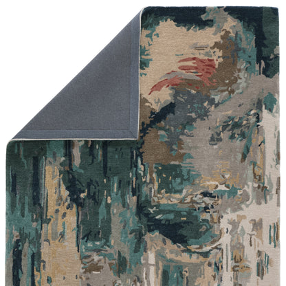 Jaipur Genesis Luella Ges46 Teal/Gray Area Rug