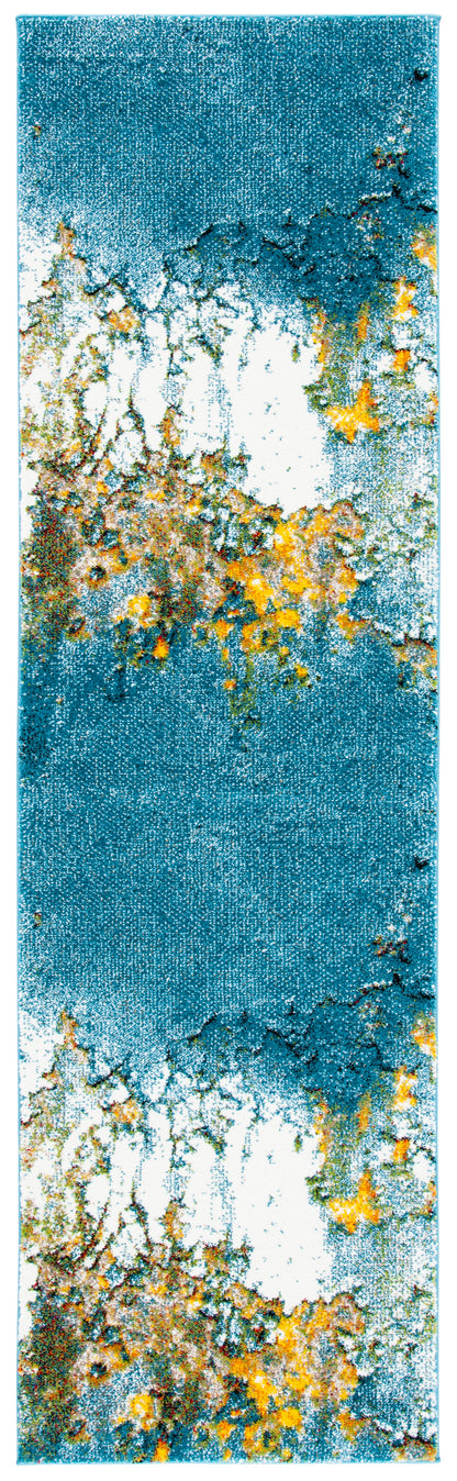 Safavieh Glacier Gla125M Blue/Gold Area Rug