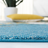 Safavieh Glacier Gla125M Blue/Gold Area Rug