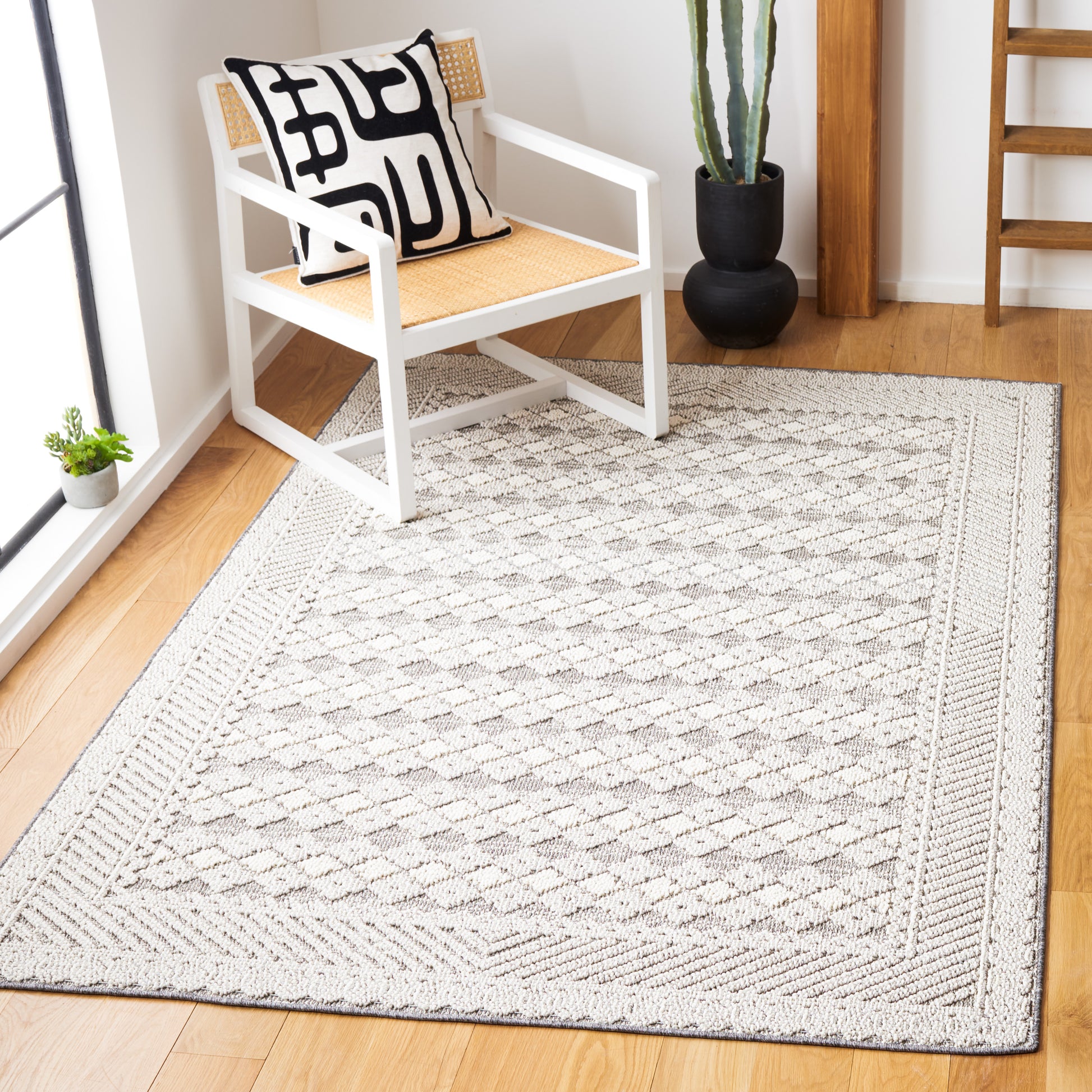 Safavieh Global Glb864F Light Grey/Dark Grey Area Rug