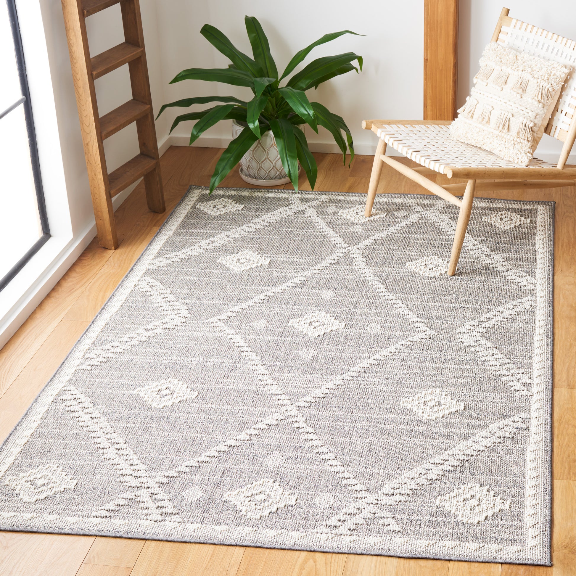 Safavieh Global Glb868F Dark Grey/Ivory Area Rug