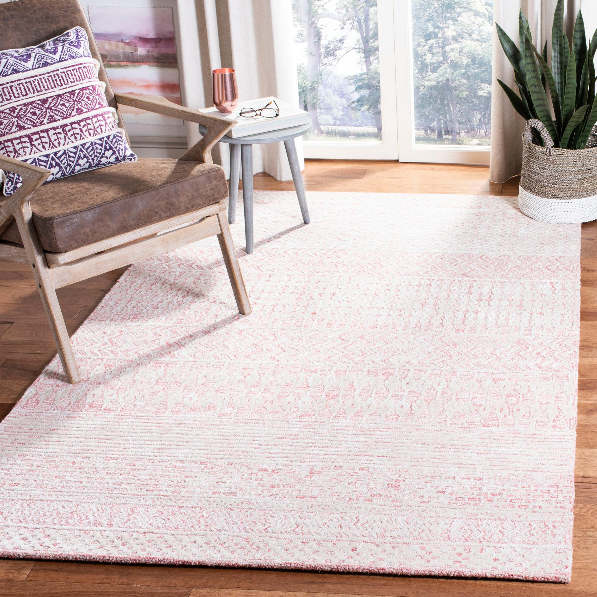 Safavieh Glamour Glm538U Light Pink/Ivory Area Rug