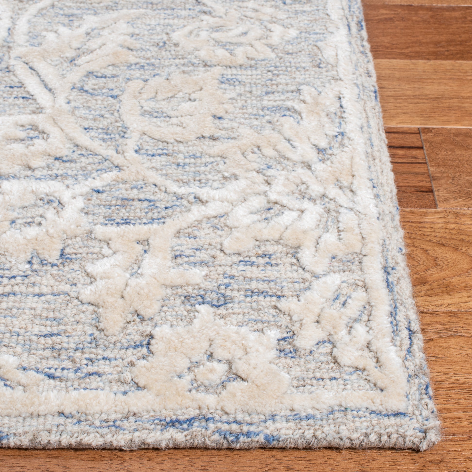 Safavieh Glamour Glm551M Blue/Ivory Area Rug