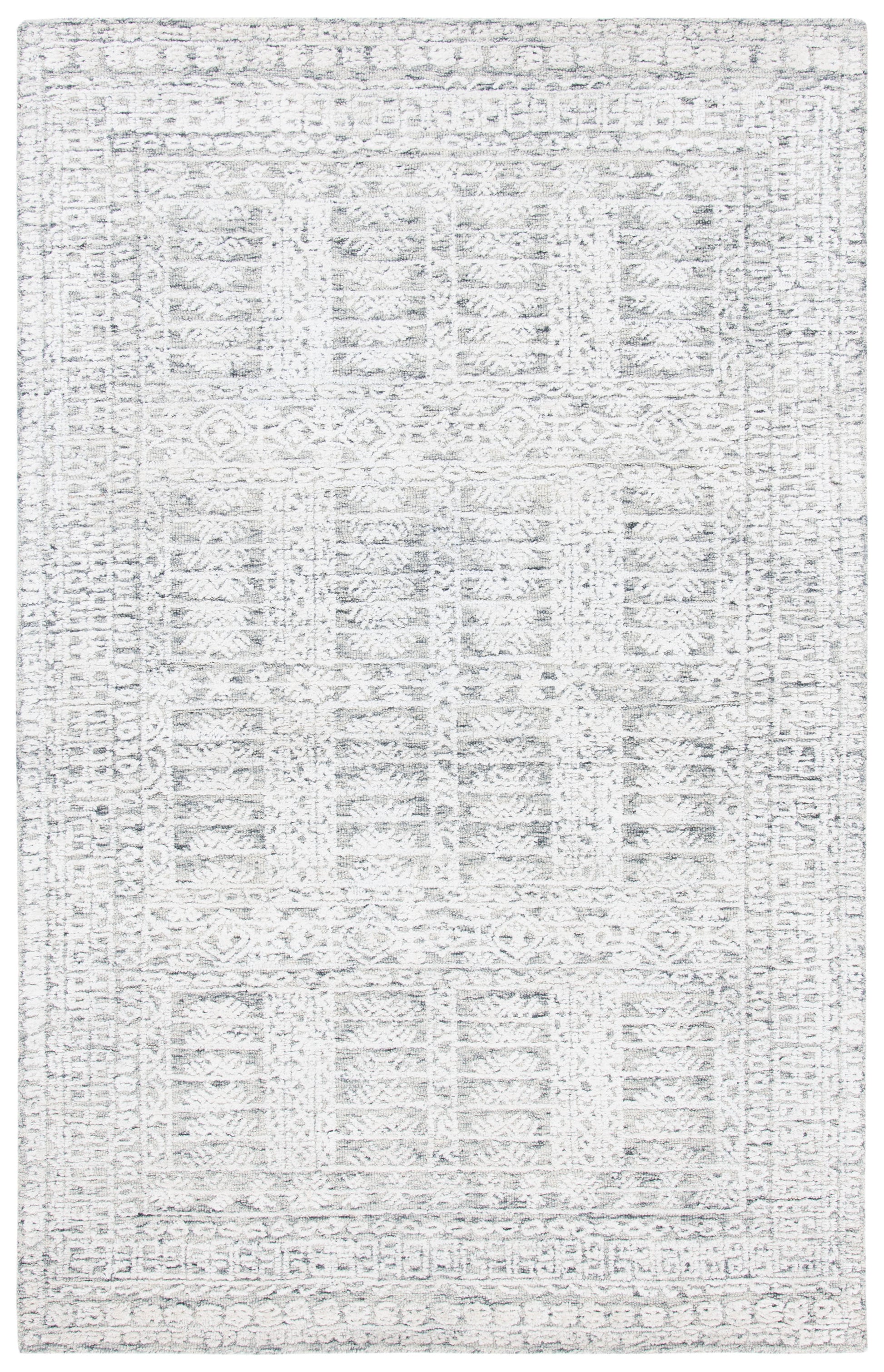 Safavieh Glamour Glm553H Charcoal/Ivory Area Rug