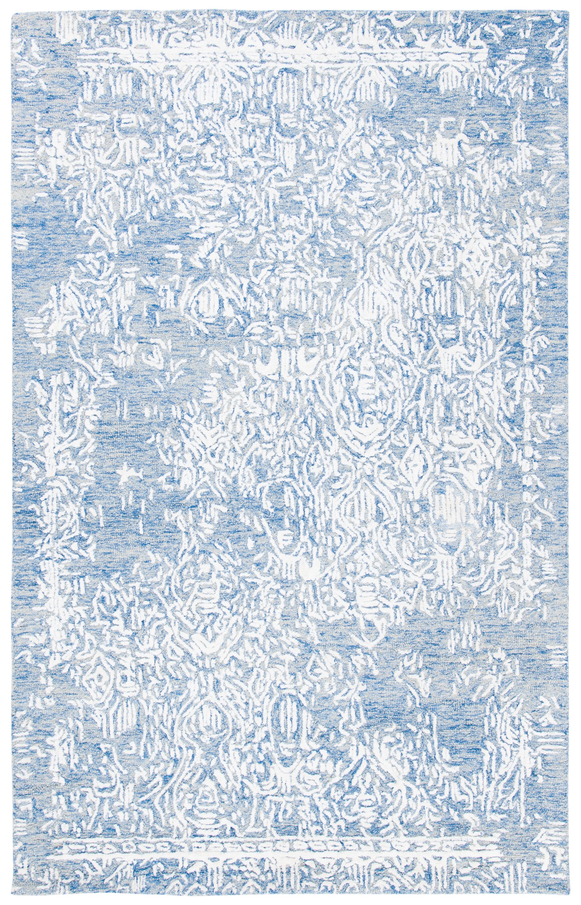 Safavieh Glamour Glm559M Blue/Ivory Area Rug