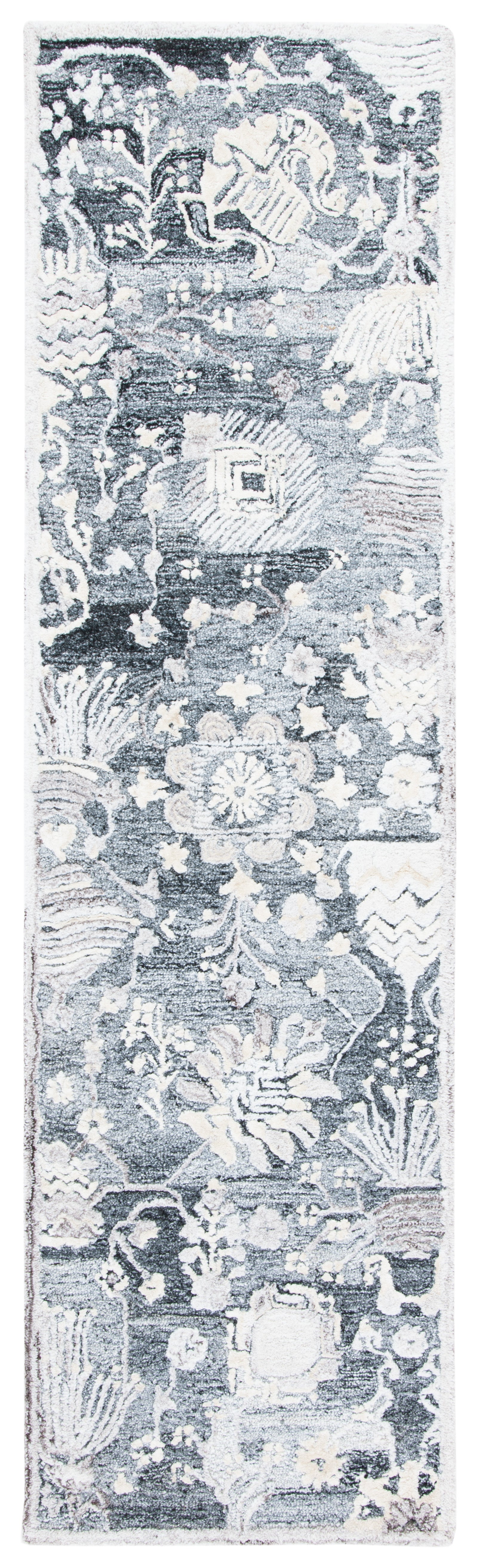 Safavieh Glamour Glm569G Grey/Ivory Area Rug