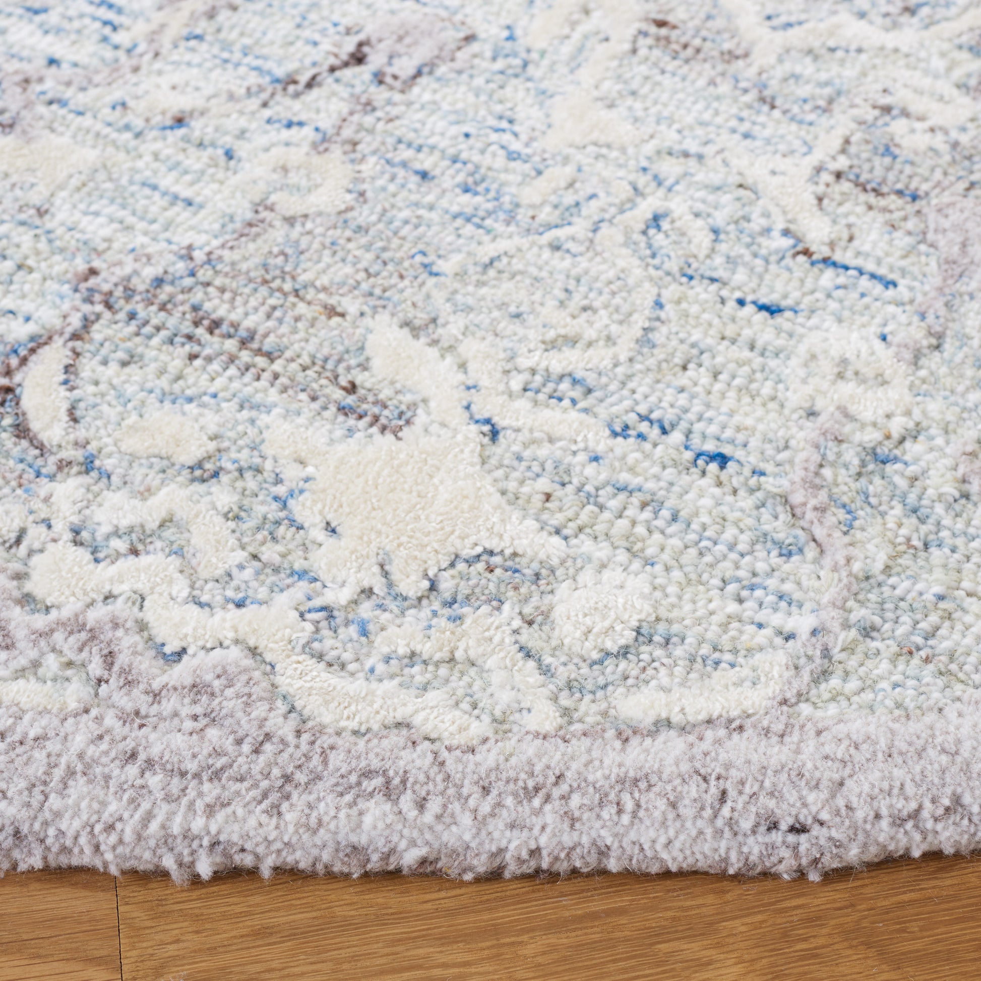 Safavieh Glamour Glm569M Light Blue/Ivory Area Rug