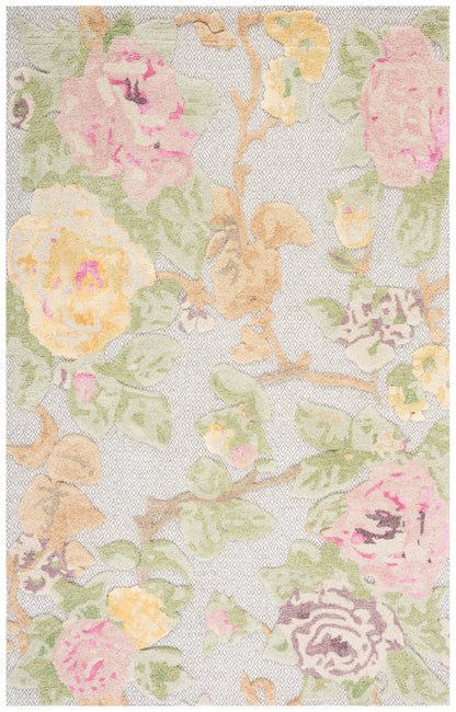 Safavieh Glamour Glm602P Pink/Grey Area Rug