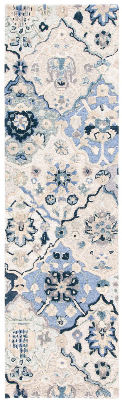 Safavieh Glamour Glm622B Beige/Blue Area Rug