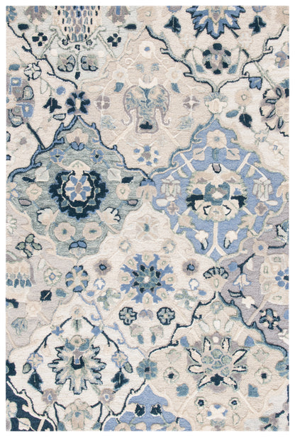 Safavieh Glamour Glm622B Beige/Blue Area Rug